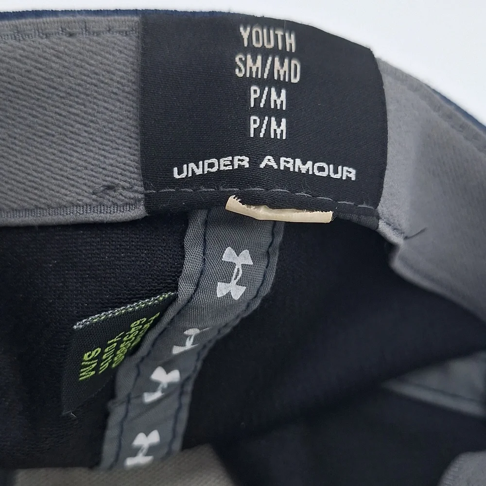 Under Armour Dark Blue Cap with Teal Logo